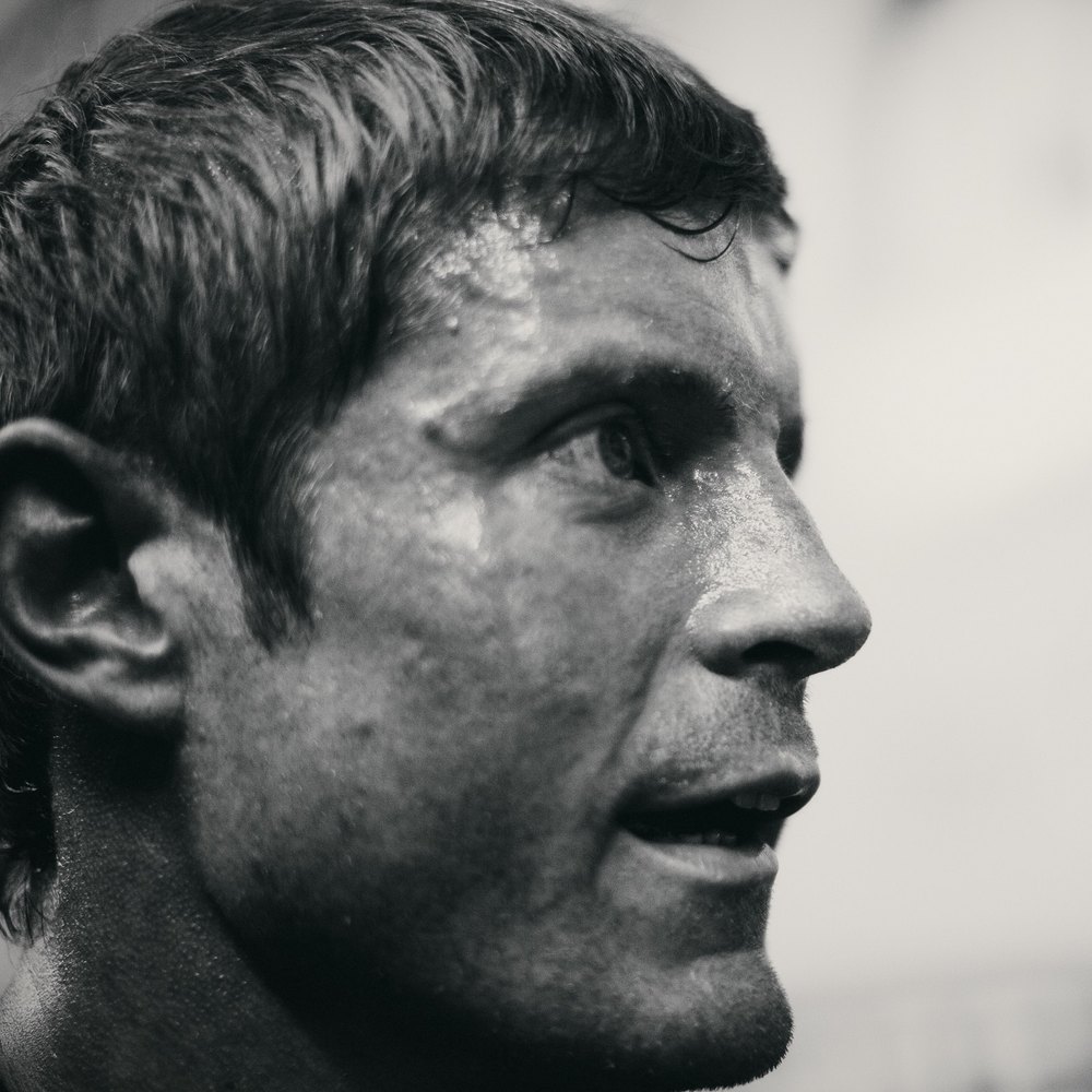 Dai Manuel headshot, black and white